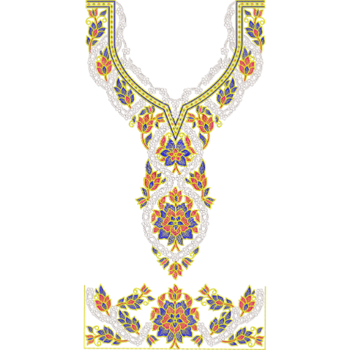 Kaftan Kurta Embroidery Design