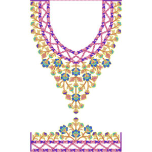 Kaftan Floral Embroidery Design