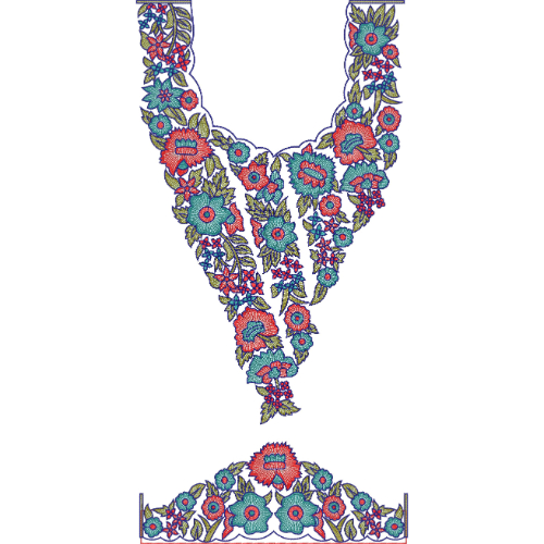 Beautiful Kaftan Embroidery Design