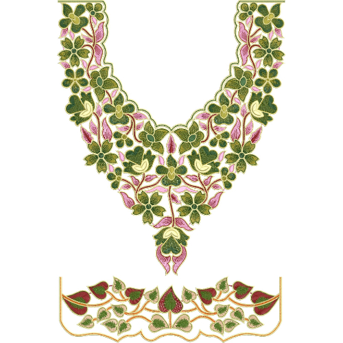 Simple Kaftan Embroidery Design