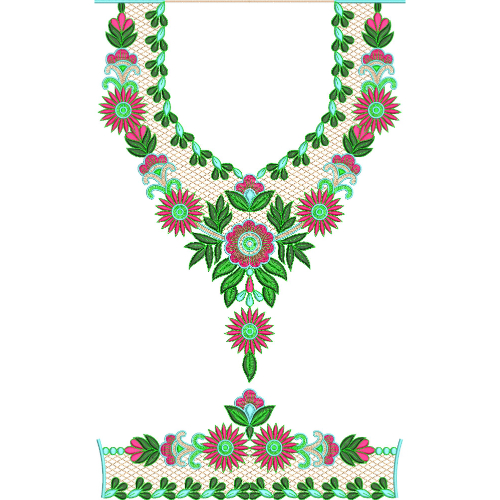Kaftan Embroidery Design