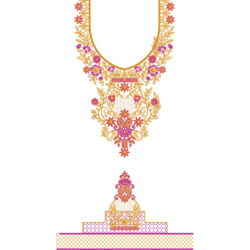 Simple Kaftan Embroidery Design