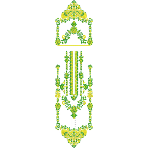 Simple Kaftan Embroidery Design