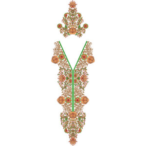 Flower Kaftan Embroidery Design