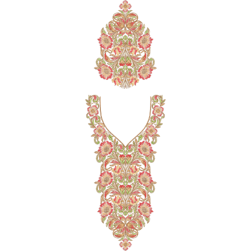 Unique Kaftan Embroidery Design