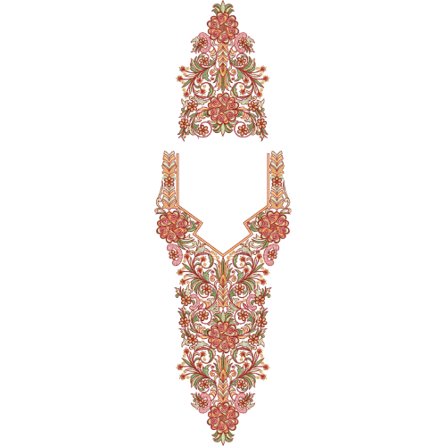 Kaftan Embroidery Design