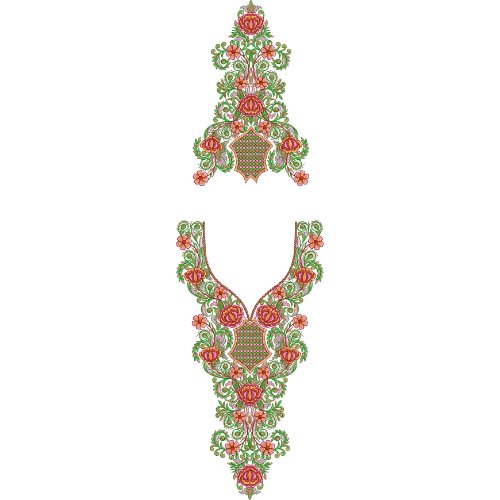 Kaftan Kurta Embroidery Design
