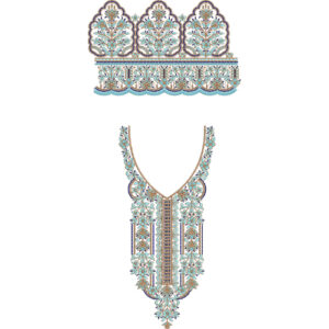 Flower Kaftan Embroidery Design