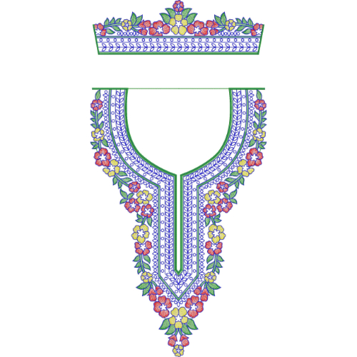 Delicate Kaftan Embroidery Design