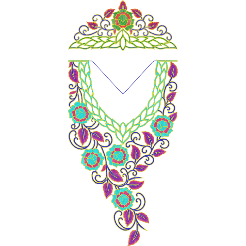 Beautiful Kaftan Embroidery Design