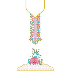 Kaftan Floral Embroidery Design