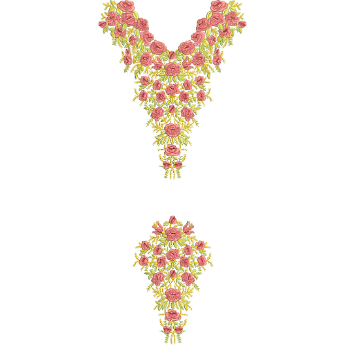 Kaftan Embroidery Design
