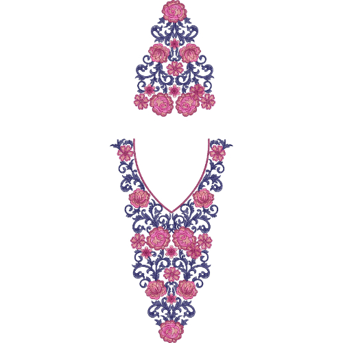 Simple Kaftan Embroidery Design