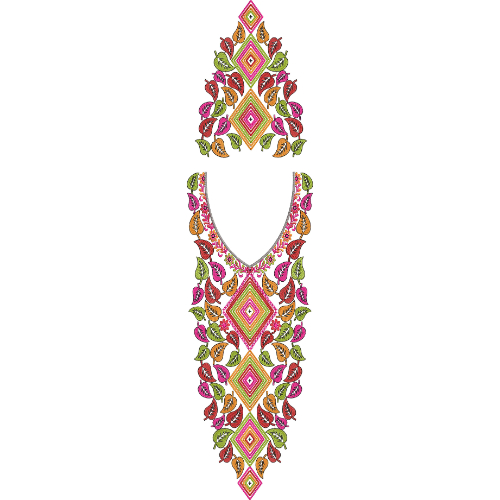 Kaftan Embroidery Design
