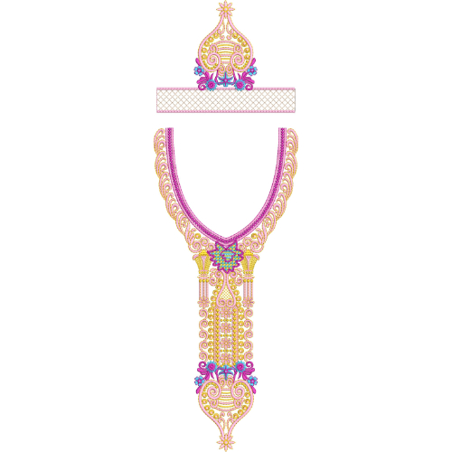 Flower Kaftan Embroidery Design