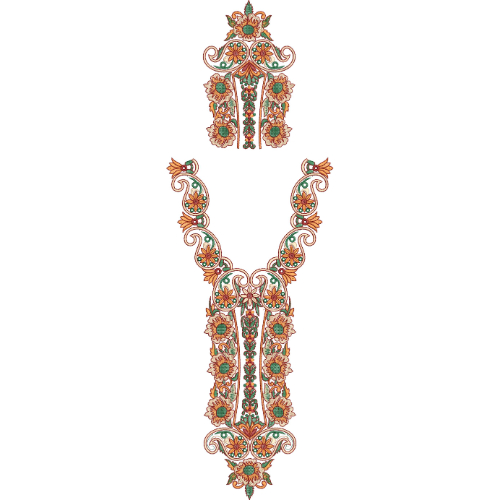 Simple Kaftan Embroidery Design