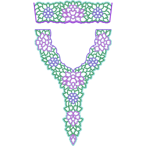 Simple Kaftan Embroidery Design
