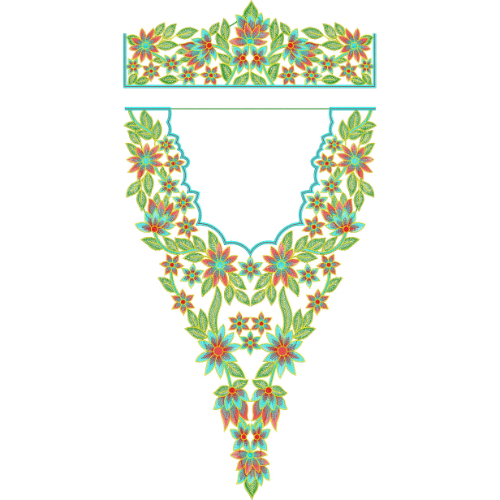 Delicate Kaftan Embroidery Design
