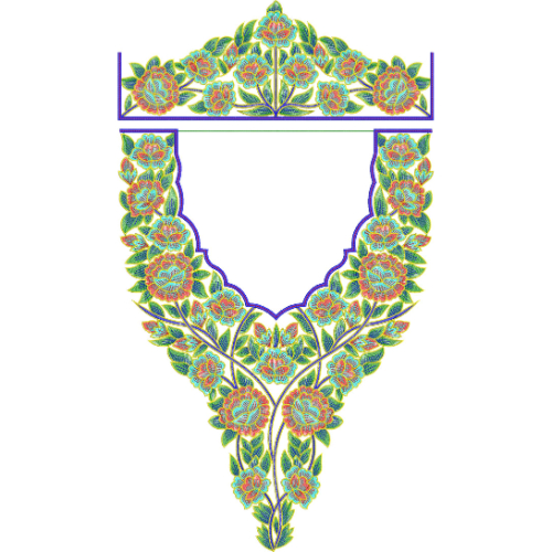Kaftan Embroidery Design