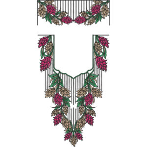 Flower Kaftan Embroidery Design
