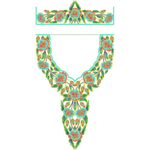 Delicate Kaftan Embroidery Design