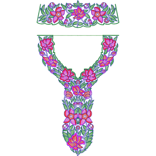Simple Kaftan Embroidery Design