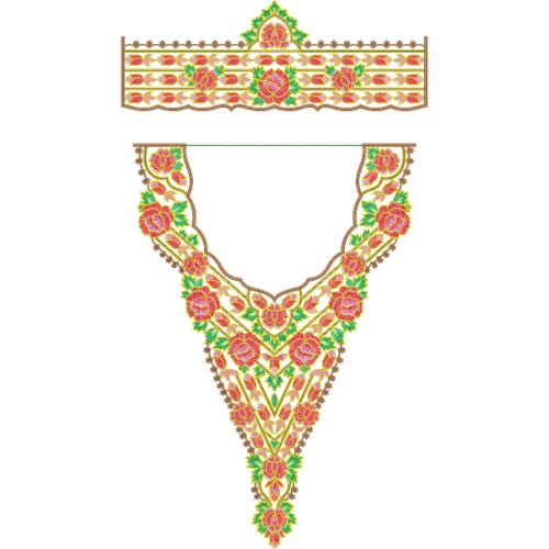 Kaftan Embroidery Design