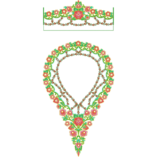Beautiful Kaftan Embroidery Design