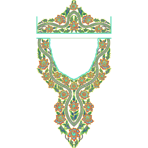 Simple Kaftan Embroidery Design