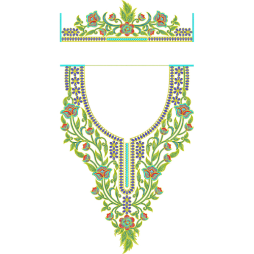 Delicate Kaftan Embroidery Design