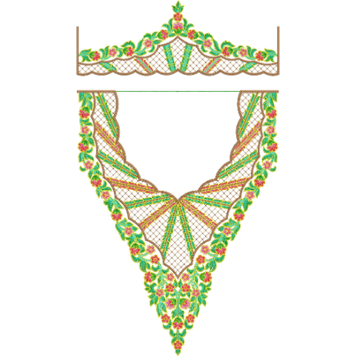 Simple Kaftan Embroidery Design