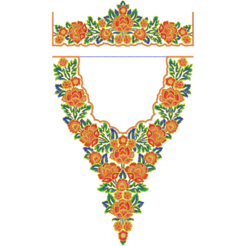 Kaftan Embroidery Design