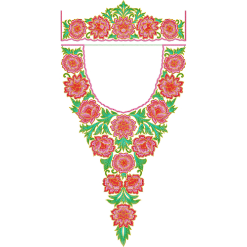 Simple Kaftan Embroidery Design