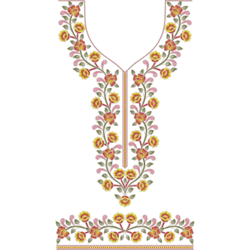 Beautiful Kaftan Embroidery Design