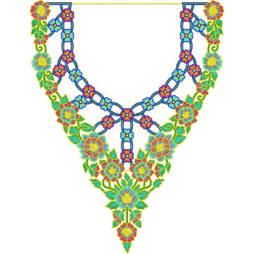Kaftan Embroidery Design