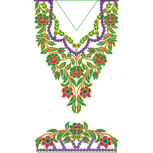 Kaftan Kurta Embroidery Design