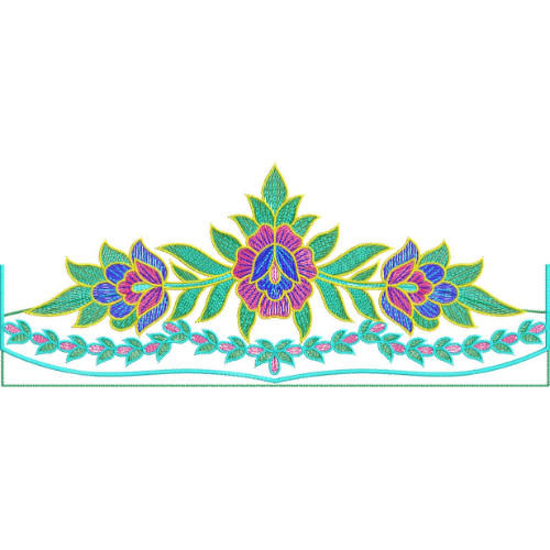 Simple Kaftan Embroidery Design