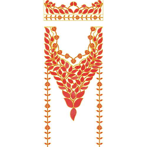 Kaftan Embroidery Design