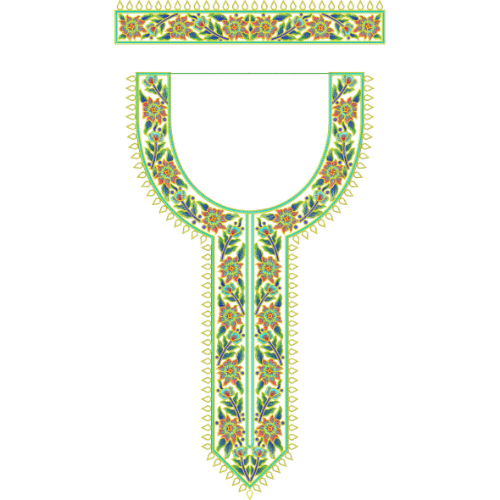 Kaftan Embroidery Design