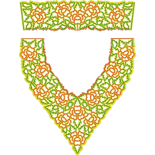 Unique Kaftan Embroidery Design