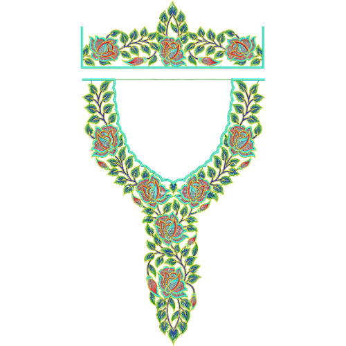 Kaftan Embroidery Design