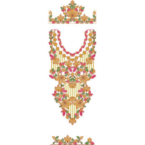 Flower Kaftan Embroidery Design