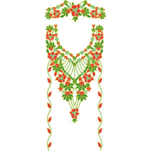 Flower Kaftan Embroidery Design