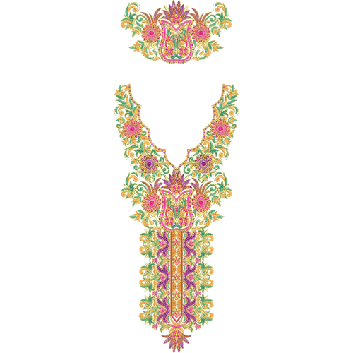 Kaftan Kurta Embroidery Design
