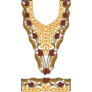Simple Kaftan Embroidery Design