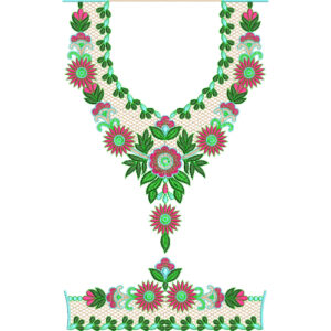 Kaftan Floral Embroidery Design