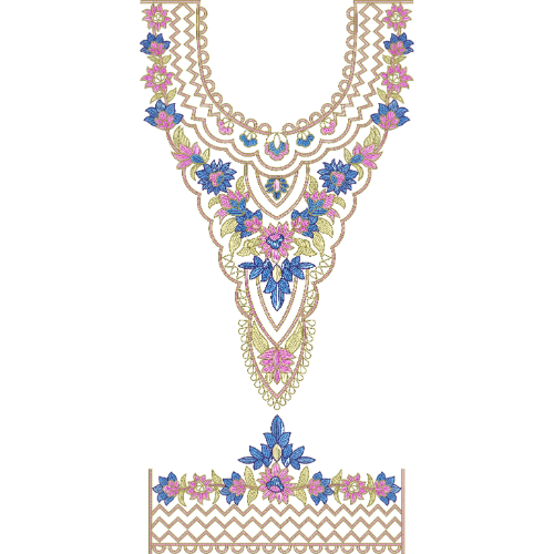 Delicate Kaftan Embroidery Design