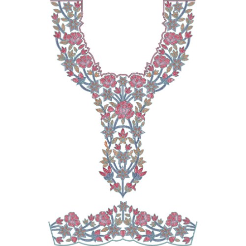 Kaftan Embroidery Design