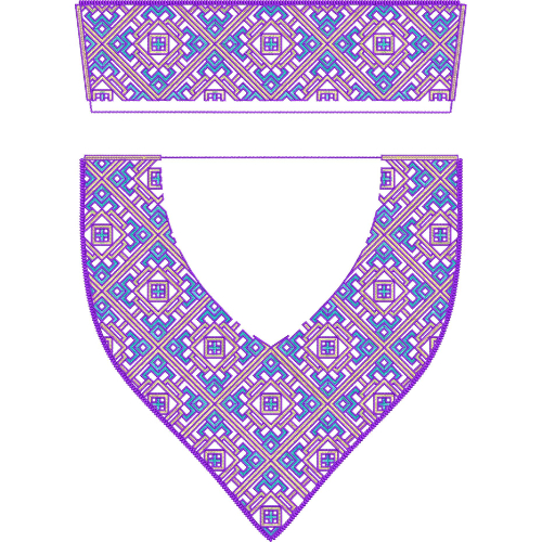 Kaftan Floral Embroidery Design