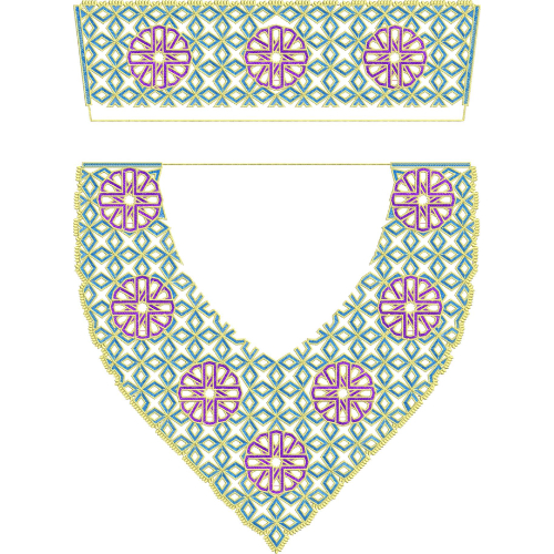 Simple Kaftan Embroidery Design